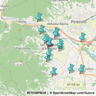 Mappa Via Vittorio Veneto, 10060 San Secondo di Pinerolo TO, Italia (1.55533)