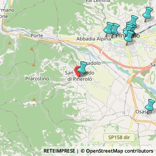 Mappa Via Vittorio Veneto, 10060 San Secondo di Pinerolo TO, Italia (3.26273)