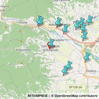 Mappa Via Vittorio Veneto, 10060 San Secondo di Pinerolo TO, Italia (2.50071)