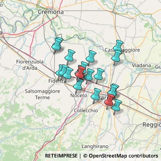 Mappa Strada Villa di Sotto, 43010 Fontevivo PR, Italia (10.372)