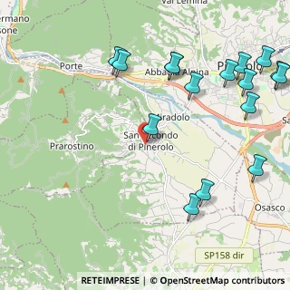 Mappa Via Castello di Miradolo, 10060 San Secondo di Pinerolo TO, Italia (2.75125)