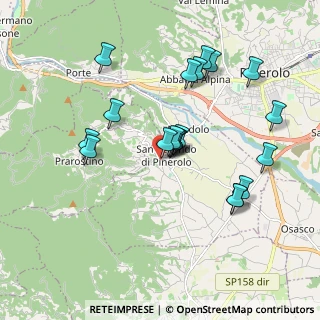 Mappa Via Castello di Miradolo, 10060 San Secondo di Pinerolo TO, Italia (1.7695)