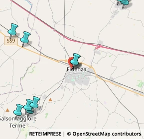 Mappa Via F. Gramizzi, 43036 Fidenza PR, Italia (6.65)