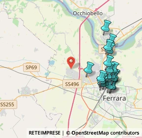 Mappa Via Fedele Sutter, 44124 Ferrara FE, Italia (4.259)