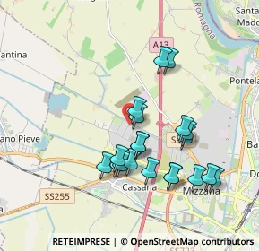 Mappa Via Fedele Sutter, 44124 Ferrara FE, Italia (1.744)