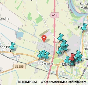 Mappa Via Fedele Sutter, 44124 Ferrara FE, Italia (2.502)
