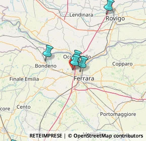 Mappa Via Fedele Sutter, 44124 Ferrara FE, Italia (42.96438)