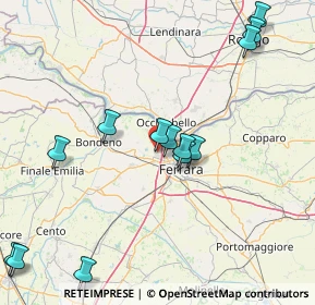 Mappa Via Fedele Sutter, 44124 Ferrara FE, Italia (18.67538)