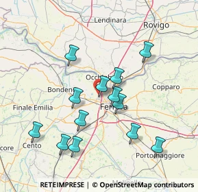 Mappa Via Fedele Sutter, 44124 Ferrara FE, Italia (14.42077)