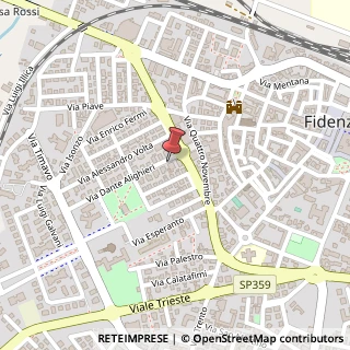 Mappa Via Dante Alighieri, 3, 43036 Fidenza, Parma (Emilia Romagna)
