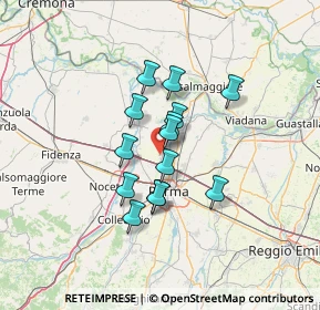 Mappa Strada Dani Maestà, 43126 Baganzola PR, Italia (9.69857)