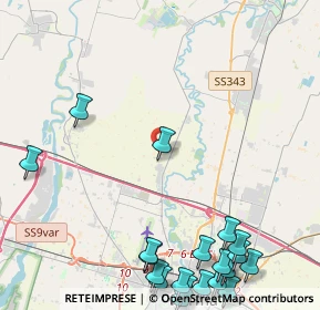 Mappa Strada Dani Maestà, 43126 Baganzola PR, Italia (6.4695)