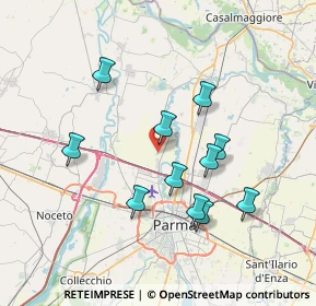 Mappa Strada Dani Maestà, 43126 Baganzola PR, Italia (6.75091)