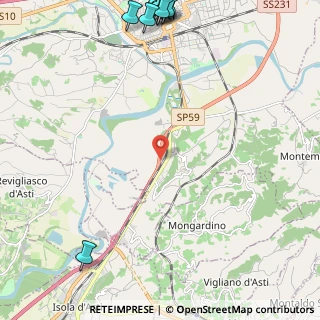 Mappa SS 231 dir. Asti, 14100 Asti AT, Italia (3.66636)