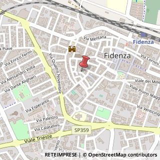Mappa Via Michele Leoni, 12, 43036 Fidenza, Parma (Emilia Romagna)