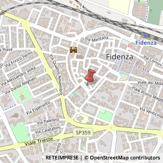Mappa Piazza Gioberti, 12, 43036 Fidenza, Parma (Emilia Romagna)