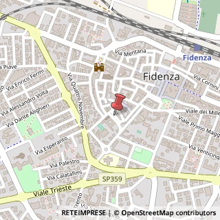 Mappa Piazza Gioberti, 13, 43036 Fidenza, Parma (Emilia Romagna)