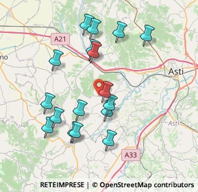 Mappa SP 19, 14015 San , Italia (7.44529)