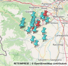 Mappa Strada Paglieri, 10064 Pinerolo TO (9.8305)