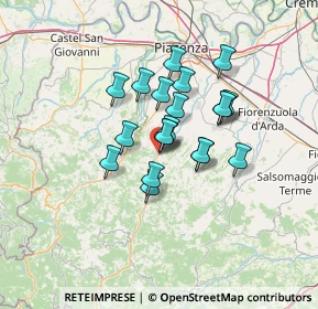 Mappa Via Genova, 29028 Ponte dell'Olio PC, Italia (9.634)