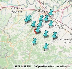 Mappa Via Genova, 29028 Ponte dell'Olio PC, Italia (10.5075)