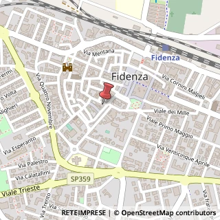 Mappa Via Benedetto Bacchini, 32, 43036 Fidenza, Parma (Emilia Romagna)
