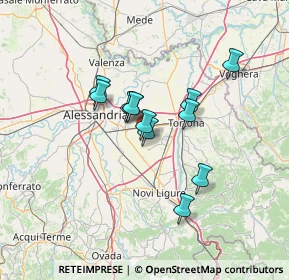 Mappa Alessandria, 15068 Alessandria AL, Italia (10.02333)