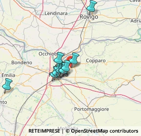 Mappa Via Anna D'Este, 44123 Ferrara FE, Italia (10.31818)