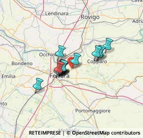 Mappa Via Anna D'Este, 44123 Ferrara FE, Italia (8.558)