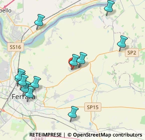 Mappa Via Anna D'Este, 44123 Ferrara FE, Italia (4.99667)