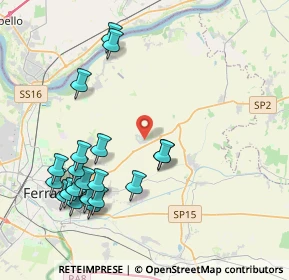 Mappa Via Anna D'Este, 44123 Ferrara FE, Italia (4.595)