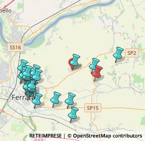 Mappa Via Anna D'Este, 44123 Ferrara FE, Italia (4.7205)