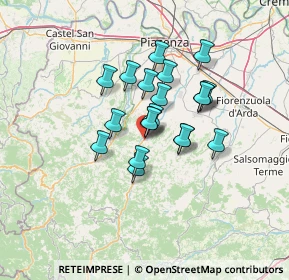 Mappa Via Bionda Giacomo, 29028 Ponte dell'Olio PC, Italia (9.707)