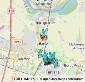 Mappa Via Bentivoglio, 44123 Ferrara FE, Italia (2.03692)