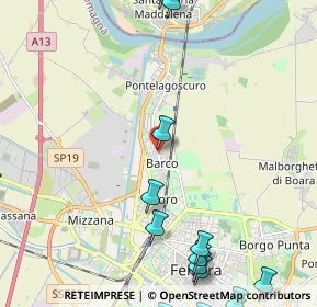 Mappa Via Bentivoglio, 44123 Ferrara FE, Italia (3.38933)