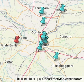 Mappa Via Bentivoglio, 44123 Ferrara FE, Italia (10.19)