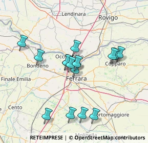 Mappa Via Bentivoglio, 44123 Ferrara FE, Italia (13.646)