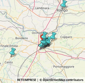 Mappa Via Bentivoglio, 44123 Ferrara FE, Italia (8.58455)
