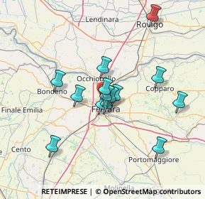 Mappa Via Bentivoglio, 44123 Ferrara FE, Italia (11.66643)