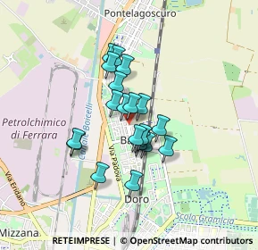 Mappa Via Bentivoglio, 44123 Ferrara FE, Italia (0.6045)