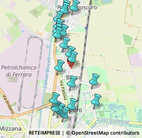 Mappa Via Bentivoglio, 44123 Ferrara FE, Italia (0.9925)