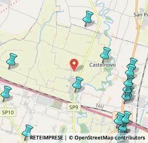 Mappa Strada Commenda, 43126 Parma PR (3.457)