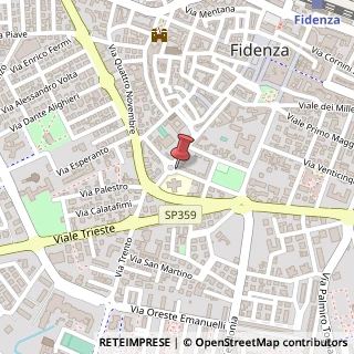 Mappa Via de amicis e. 5, 43036 Fidenza, Parma (Emilia Romagna)