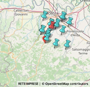Mappa Via C. Carenzi, 29028 Ponte dell'Olio PC, Italia (10.74056)