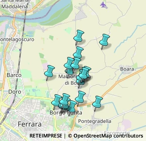 Mappa Via Formia, 44123 Ferrara FE, Italia (1.466)