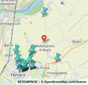 Mappa Via Formia, 44123 Ferrara FE, Italia (2.813)