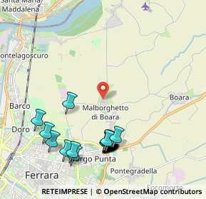 Mappa Via Formia, 44123 Ferrara FE, Italia (2.255)