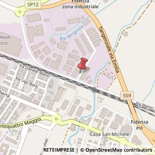 Mappa Via Cardano, 2, 43036 Fidenza, Parma (Emilia Romagna)