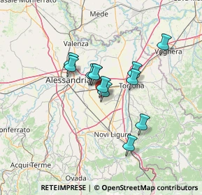 Mappa Via Centro, 15100 Mandrogne AL, Italia (9.98333)