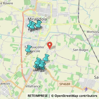 Mappa Via Camurana, 41036 Medolla MO, Italia (2.08)